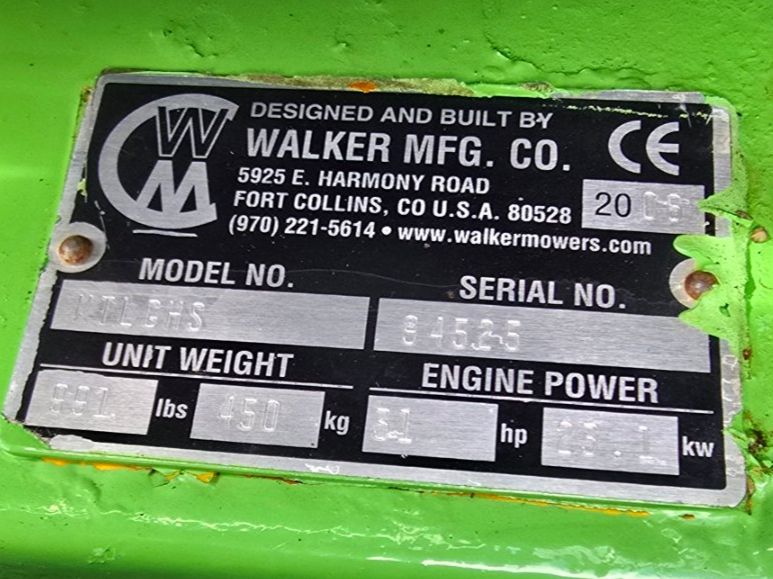 Tondeuses à gazon: Walker  MTLGHS 31 HP  Benzin – D'occasion à Rain par Fafan069 9
