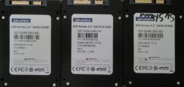 3×ADVANTECH 820&630 Series SSD 256GB SATA III used