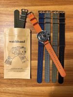 Premium Nato Nylon - Orange - MoonSwatch - Omega Swatch