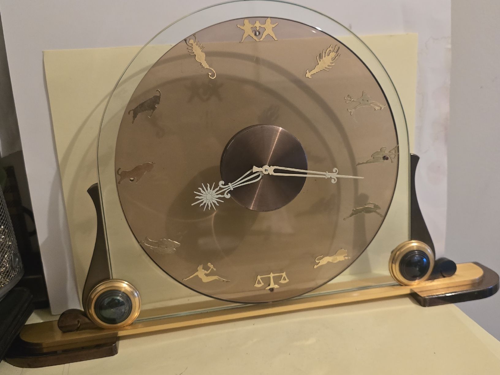 Imhof Orologi da terra & Orologi da parete: Horloge de table Imhof zodiac .. – Usato da Grand-Lancy venduto da Montre-Swiss