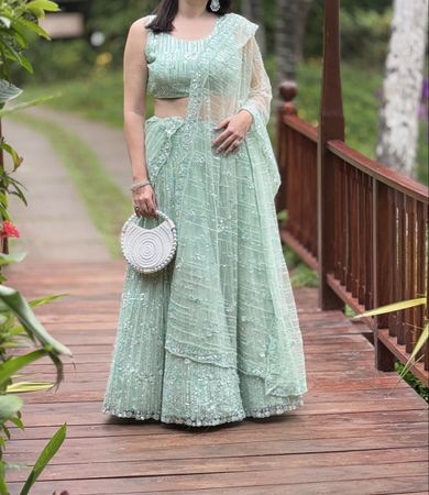 Lehenga Mintgrün - Indian Wedding