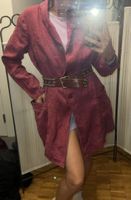 100% Leinen Jacke Blazer Oberteil
