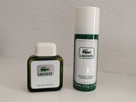 Original Lacoste Parfum Set 80/90er Jahre Swissair 1.Class