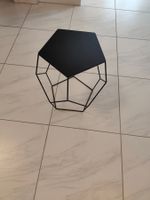 Beistelltisch schwarz Metall Geometrisch