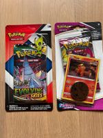 2x Pokemon SWSH Blister Booster Pack Evolving Skies Fusion