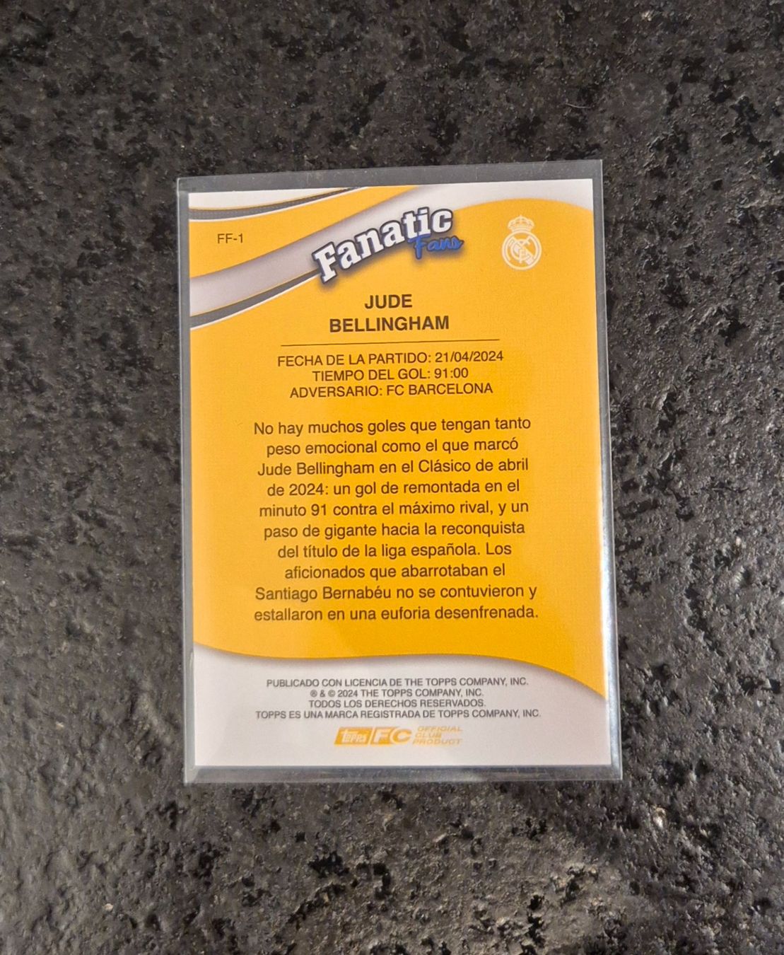 Topps Carte collezionabili: Jude Bellingham - Real Madrid - Topps – Nuovo (secondo la descrizione) da Burg AG venduto da Danoe 1