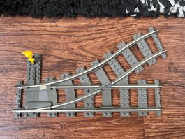 LEGO 9v Eisenbahn Weiche links