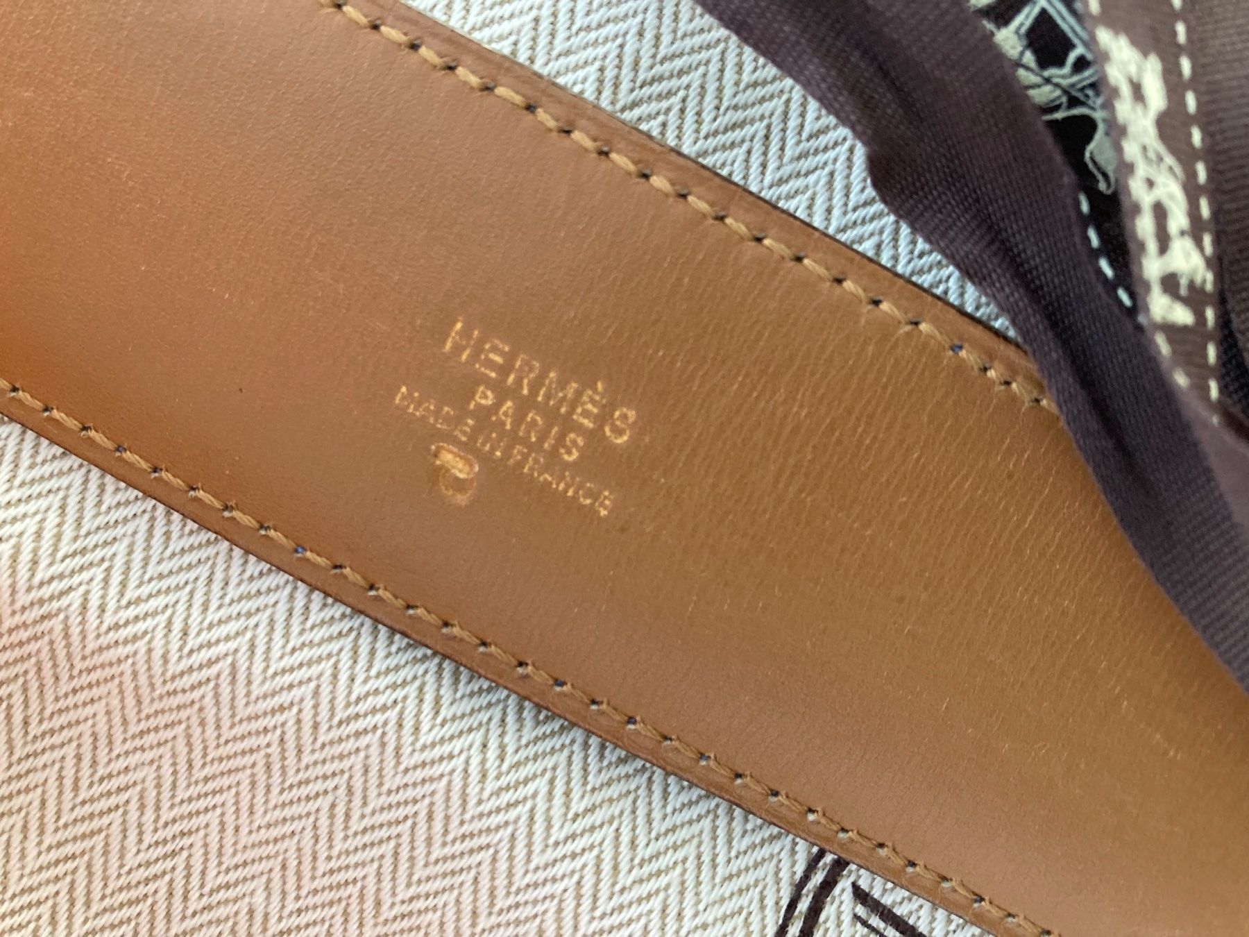 Hermès Cinture: Hermès Collier de Chien Taillengürtel, Gr. 75, lizard, top! – Usato da Zürich venduto da elegantissima 6