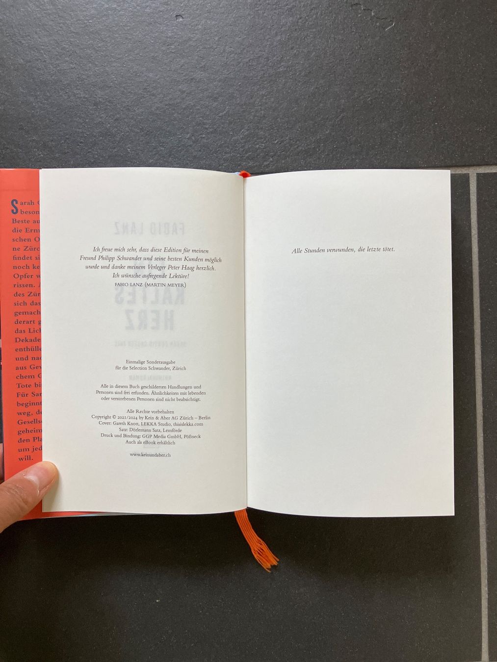 Bücher: Ein kaltes Herz, Sarah Contis Erster Fall – Gebraucht aus Zürich von ancillaschmidhauser 3