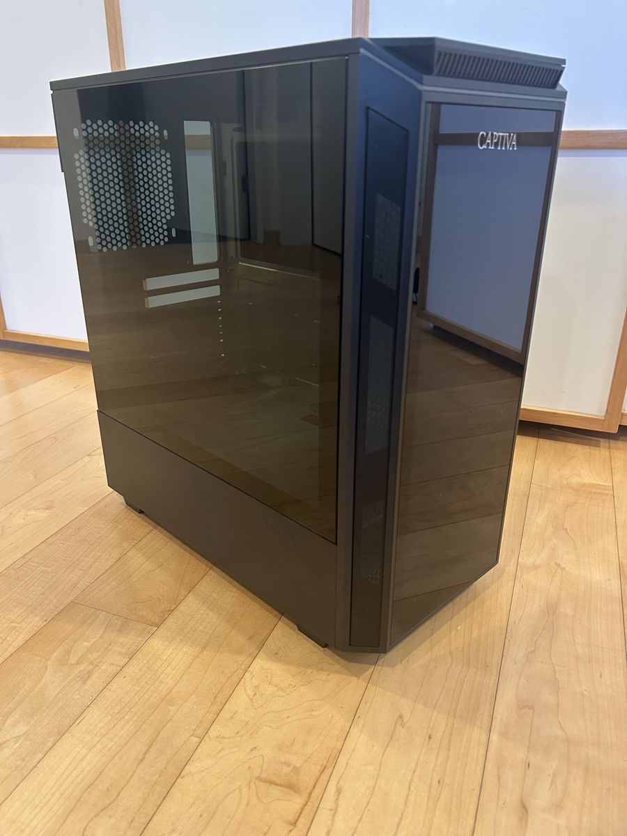 Captiva Gaming PC Case HG101 RGB, Glas & Aluminium-Panel (Neu (gemäss ...