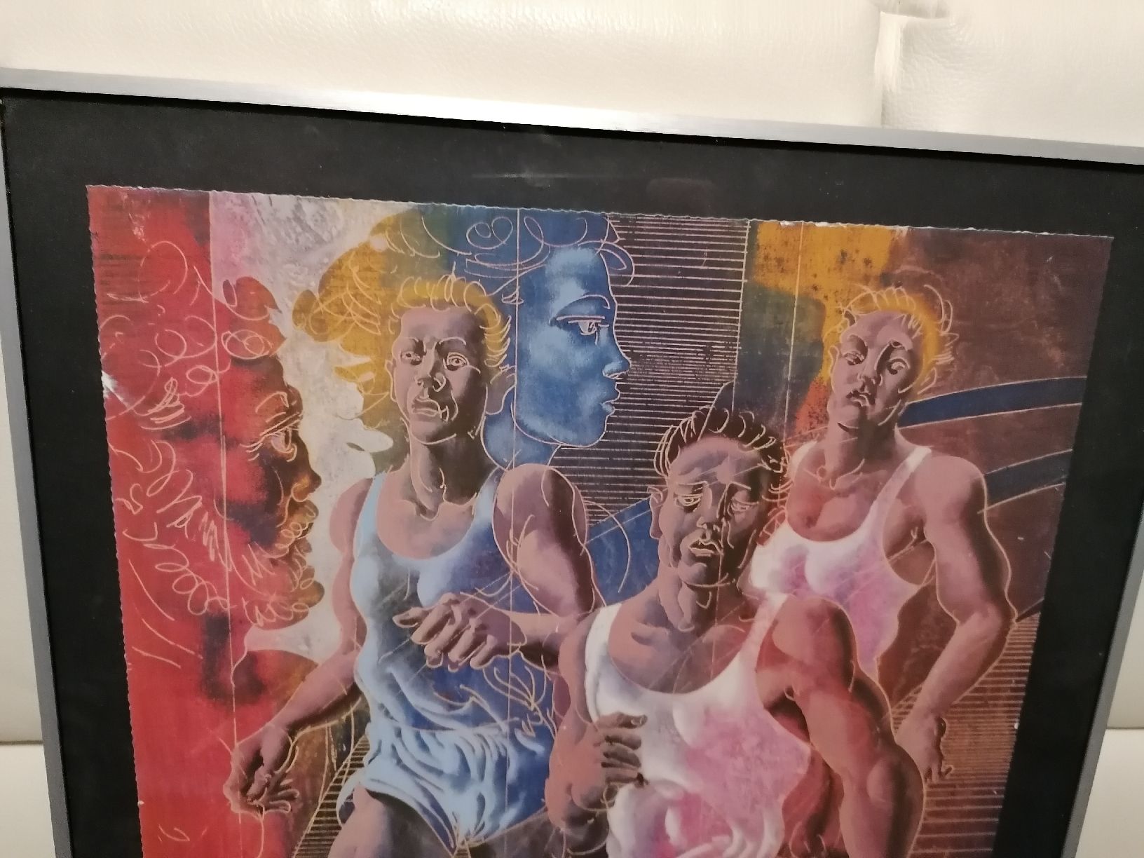 Grafica & Litografie: Gerahmtes Bild "Leichtathletik" Hans Erni,  1983 – Nuovo (secondo la descrizione) da Wahlen b. Laufen venduto da Aweiss 1