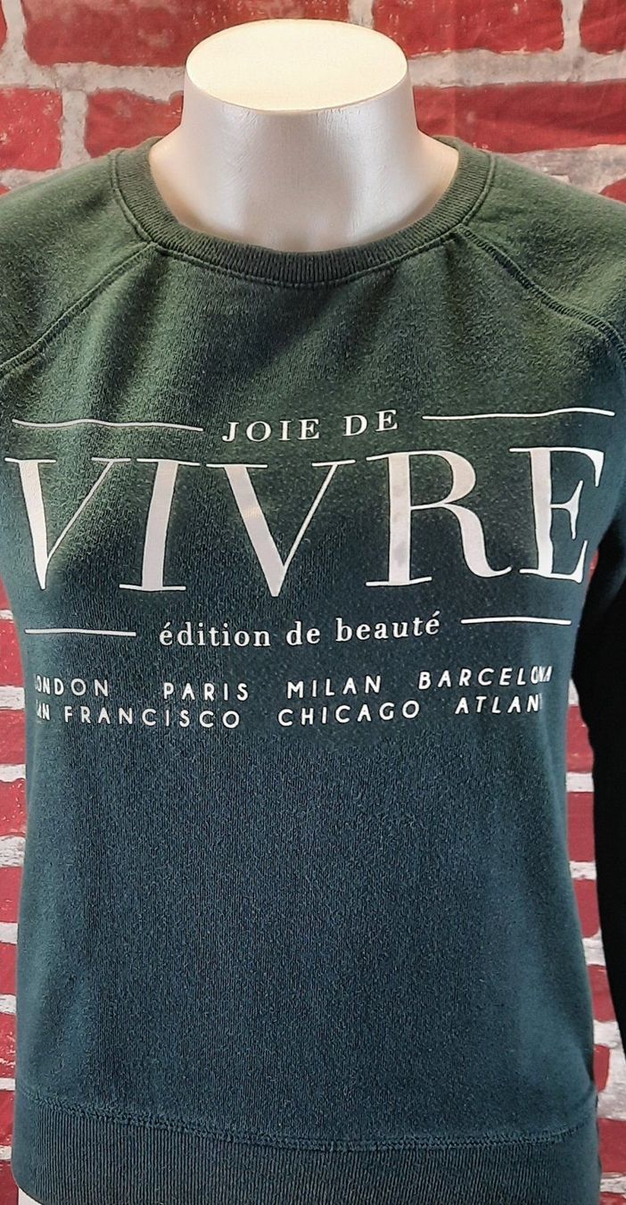 Maglioni & Felpe: AMISU Damen Pullover Mit Text Grün Gr.XS – Nuovo (secondo la descrizione) da Seuzach venduto da VT-Collections2 5