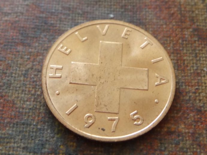 Tutti le monete: 1 Rp. 1975   (B) – Usato da Romanel-sur-Lausanne venduto da Swift13
