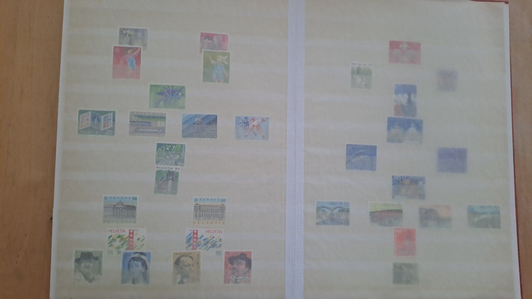 Tutti i francobolli: Schweizer Briefmarken, ungestempelt. Nominalwert: CHF 292 – Nuovo (secondo la descrizione) da Bergdietikon venduto da Lion-King 5