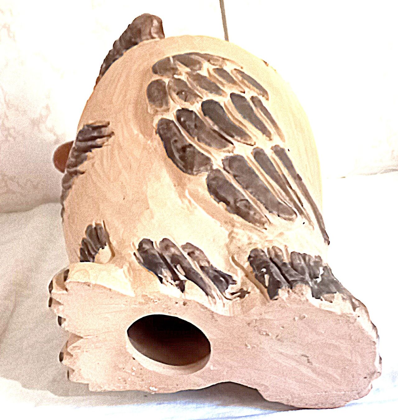 Statuette: Eule grosse Steingut – Usato da Baar venduto da 2cvbaar 4