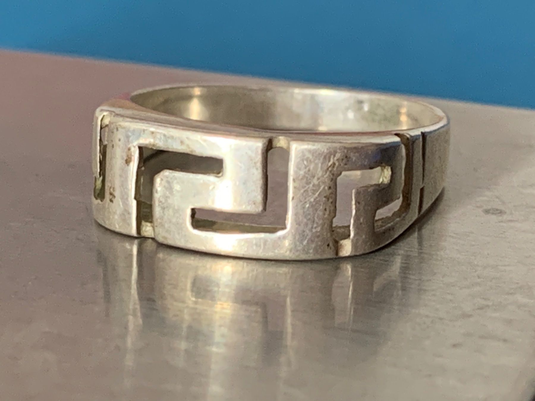 Bagues: Silberring Sterling silber griechisch (54) – D'occasion à Laufen par belleskulptur