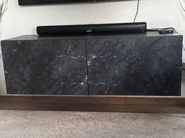 Meuble TV IKEA BESTÅ Noir  Peut être suspendu ou posé au sol