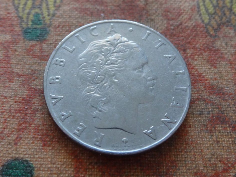 Tutti le monete: ITALIE  50  Lire  1955 – Usato da Romanel-sur-Lausanne venduto da Swift13 1