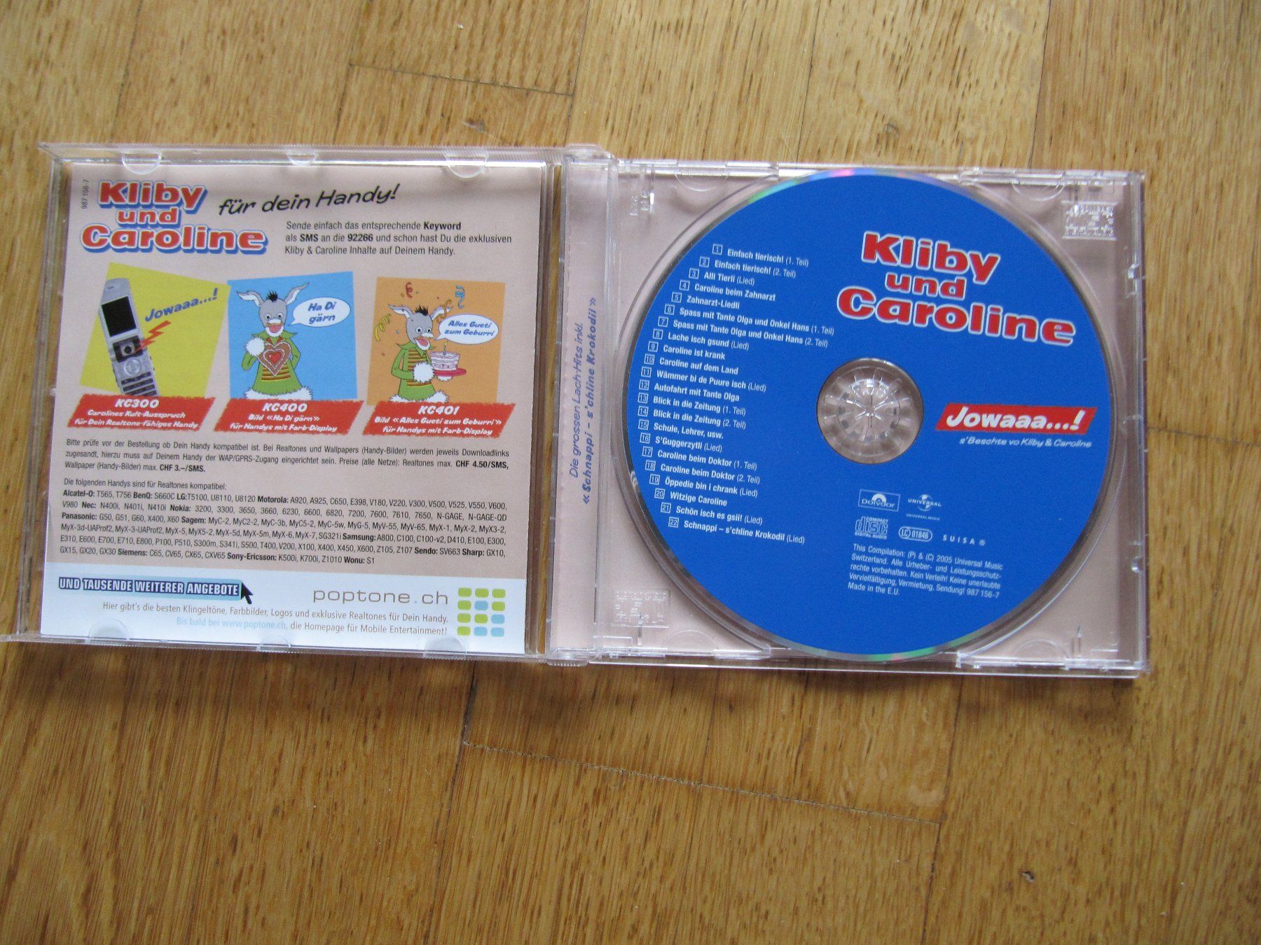 CD: CD: Kliby und Caroline - Comedy – Usato da Würenlos venduto da AustralisZ 1