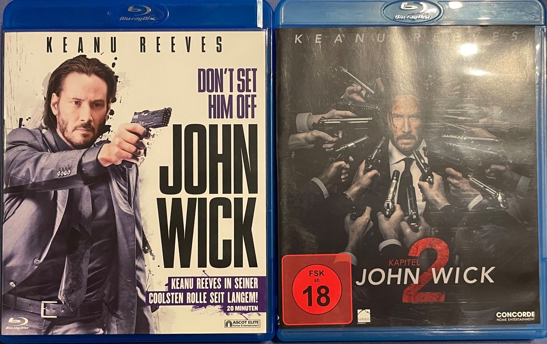Tutti i DVDs: John Wick Kapitel 1 + 2 – Nuovo (secondo la descrizione) da Waldenburg venduto da Gonzo8