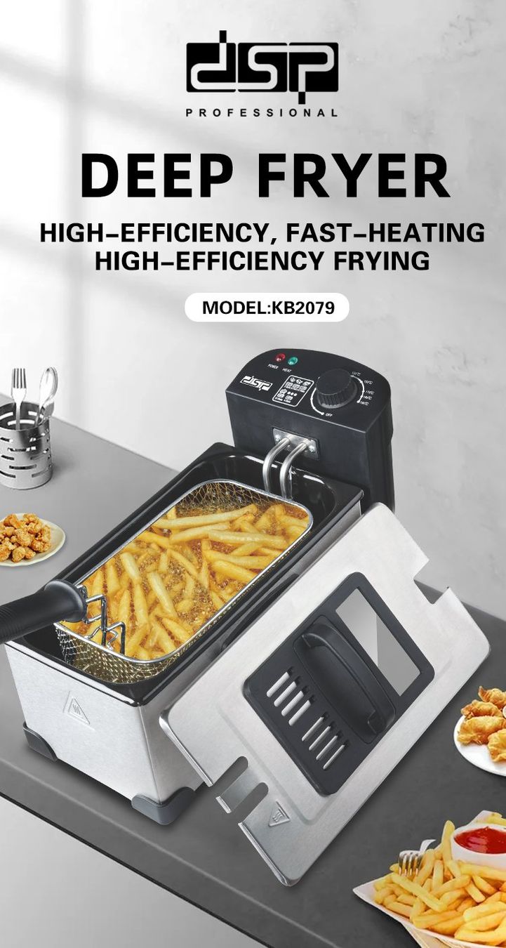 Elettrodomestici da cucina: DSP Friteuse 3 Liter 2000W – Nuovo e nell'imballaggio originale da Reiden venduto da Shop-Sale 3