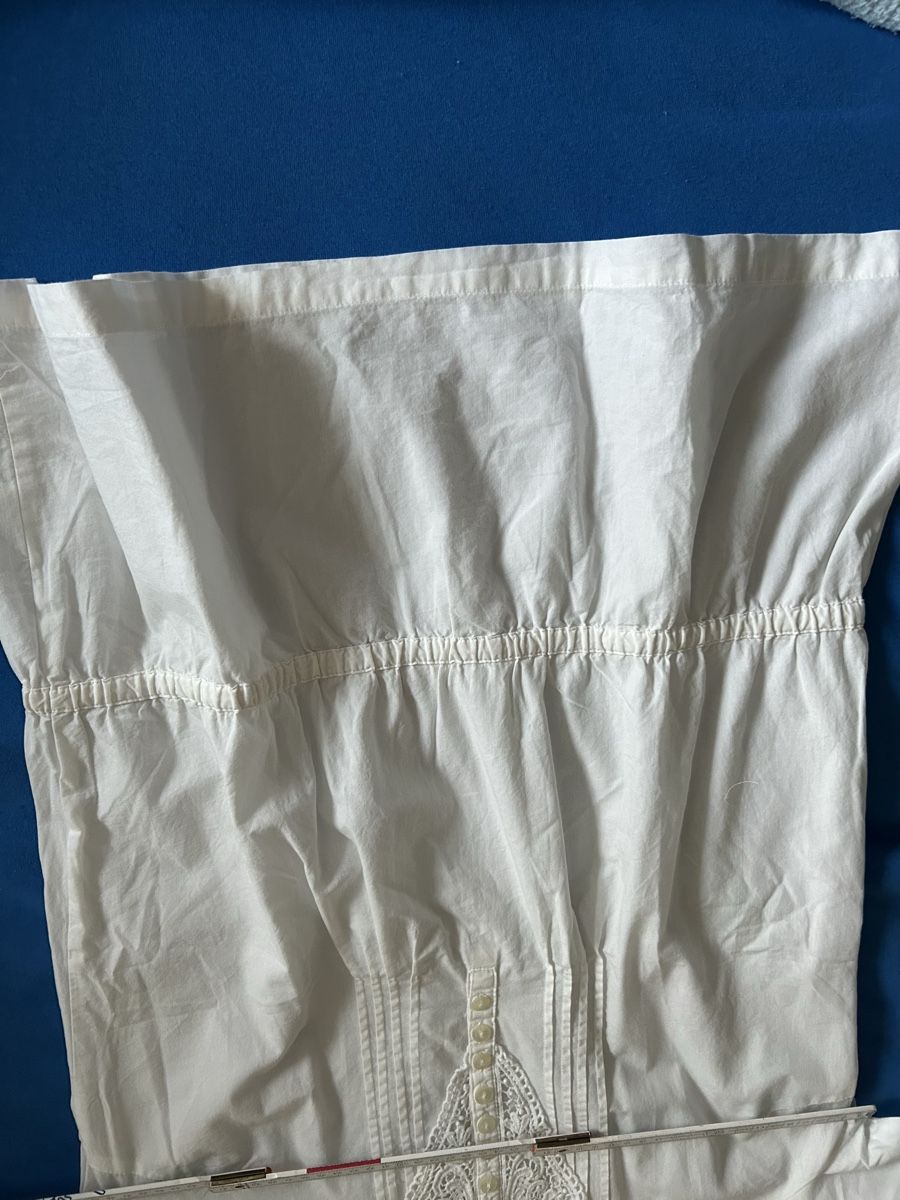Camicette: Verspielte Bluse weiss – Usato da Rüti ZH venduto da Masken 5