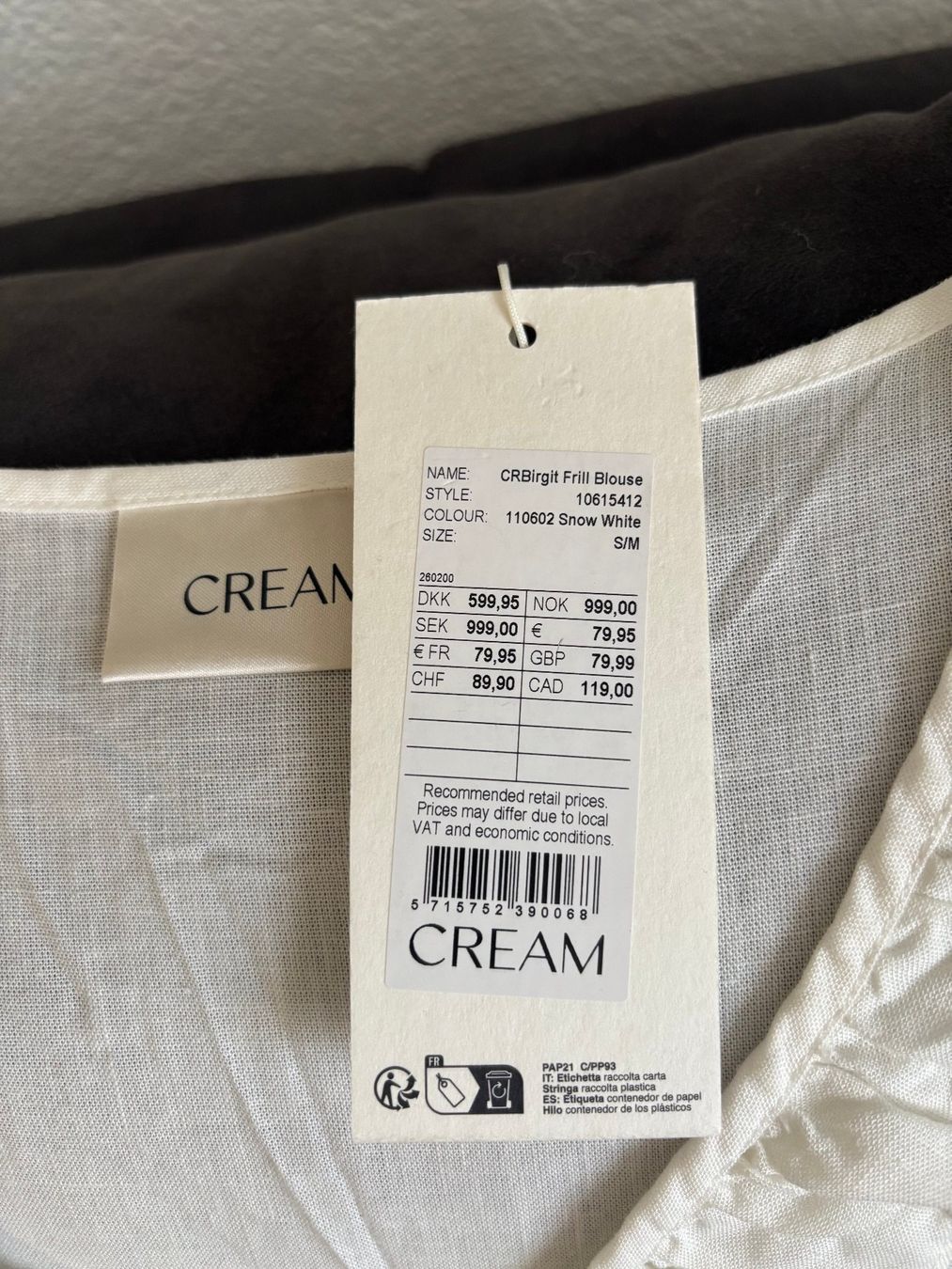 Cream Tuniques: CREAM Tunika/Bluse neu – Neuf (Voir description) à Merishausen par yourdream 6
