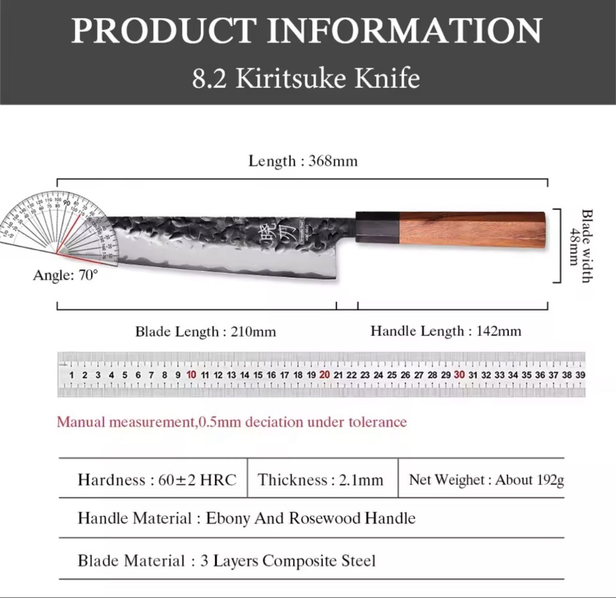 Coltelli da cucina: japanisches Kochmesser – Nuovo (secondo la descrizione) da Arbon venduto da clothes187 1