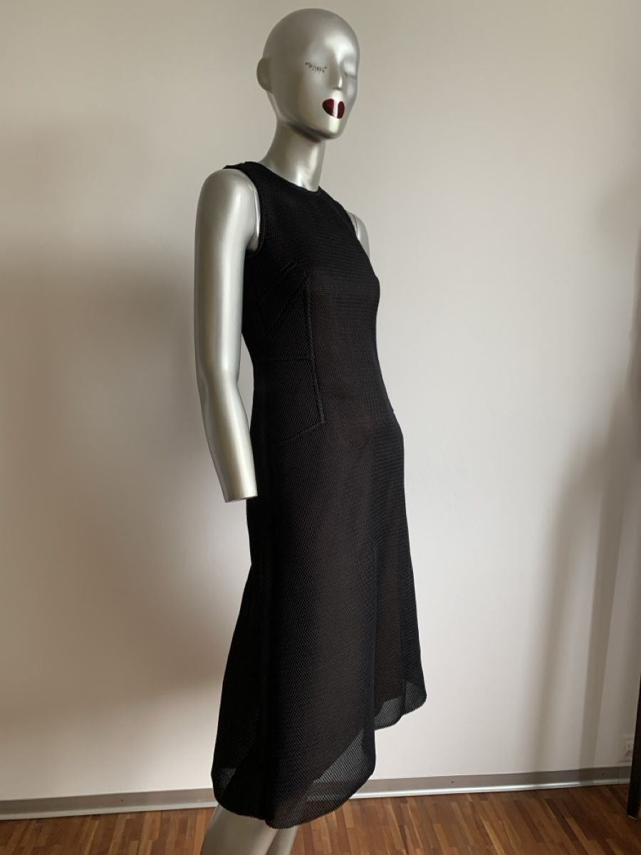 Akris Vestiti: AKRIS: Exklusives langes schwarzes Abendkleid mit Mesh, 34 – Nuovo (secondo la descrizione) da Luzern venduto da paulablue 2