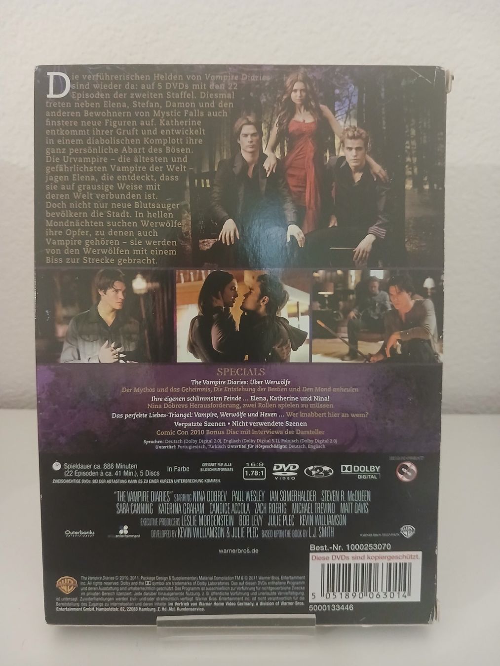 Tous les DVDs: Vampire Diaries-die komplette 2.Staffel – D'occasion à St. Margrethen SG par SamusAran 1
