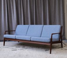 Arne Vodder Teak Sofa by Vamo Sønderborg, Denmark 1960,s