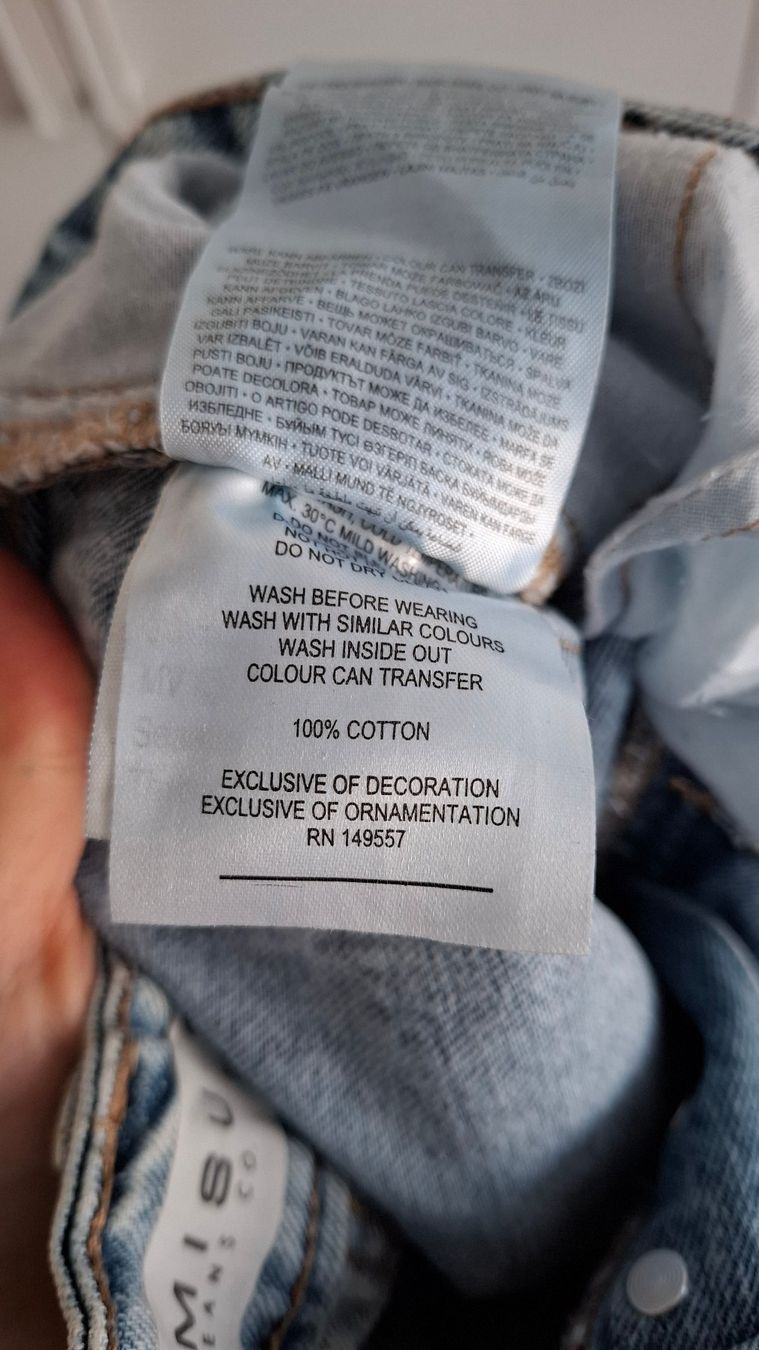 Jeans: Amisu Jeans - Grösse 38 – Nuovo (secondo la descrizione) da Rickenbach b. Wil venduto da VeryLovelyThings 3