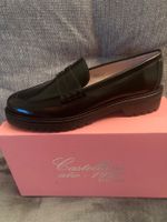 Damen Loaffer, NEU, Grosse 38, Leder, black, made in Spain