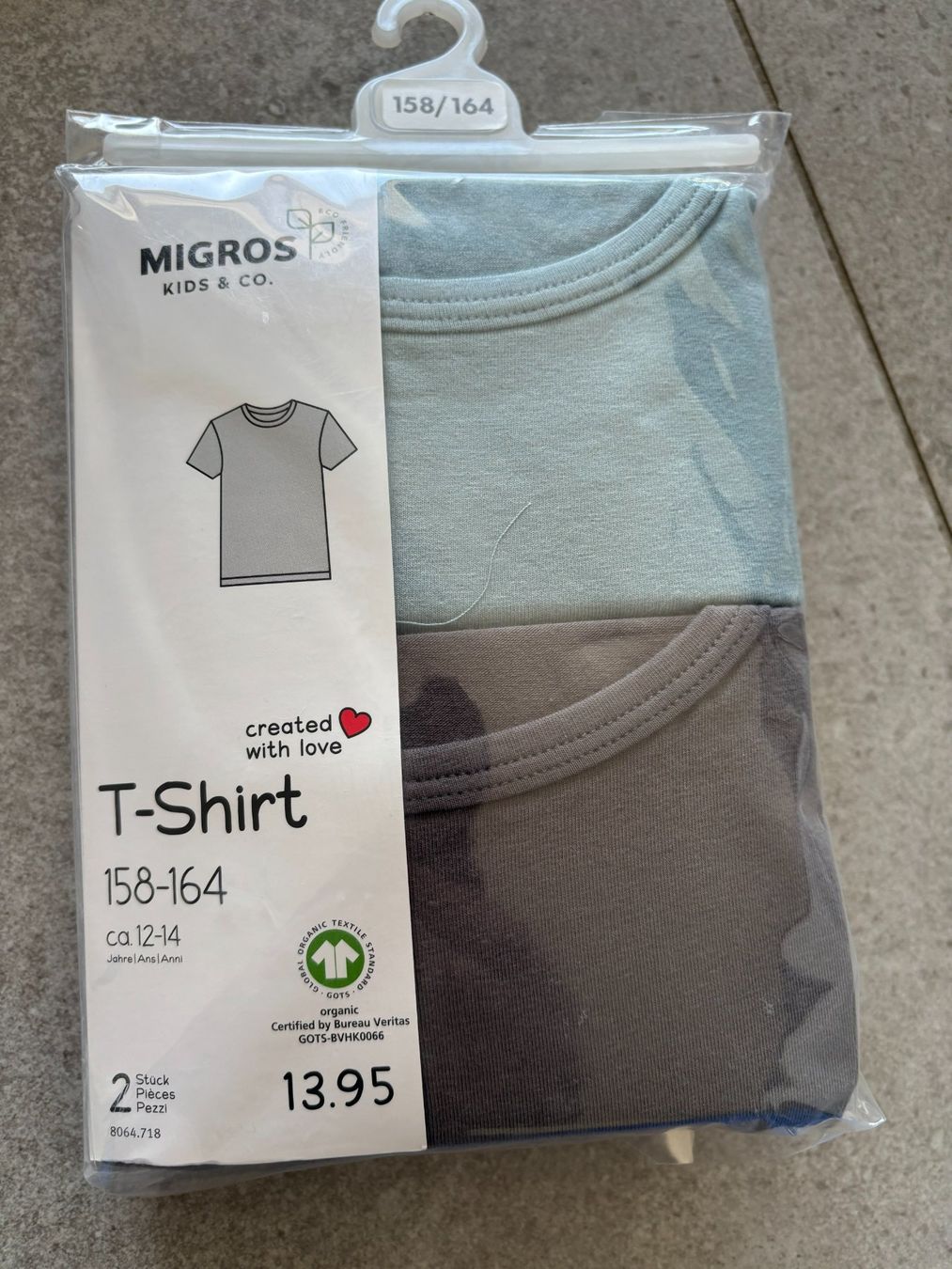 T-Shirts: Lot de 2 T-shirts basic taille 158 - 164 Neufs – Neu (gemäss Beschreibung) aus Salvenach von gwenwywar