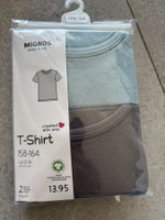 Lot de 2 T-shirts basic taille 158 - 164 Neufs