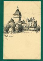 Château Vufflens, ca. 1900, ungelaufen, Künstlerkarte