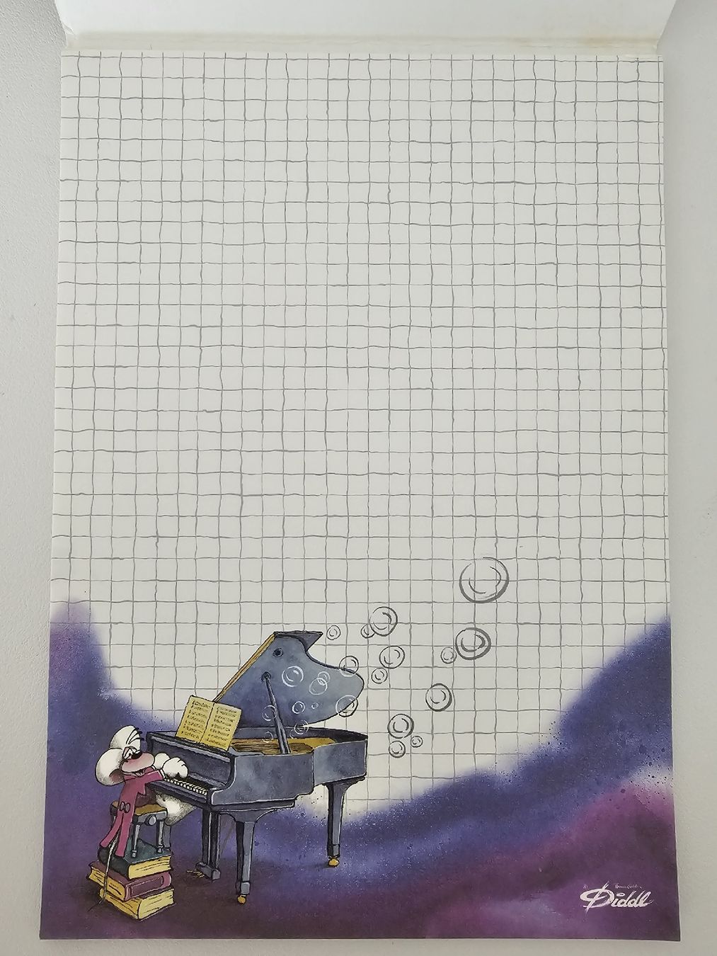 Schreibblöcke: Diddl Blockblatt alt Nr. 143 – blockfrisch, A5 – Neu (gemäss Beschreibung) aus Nottwil von fa_el 1