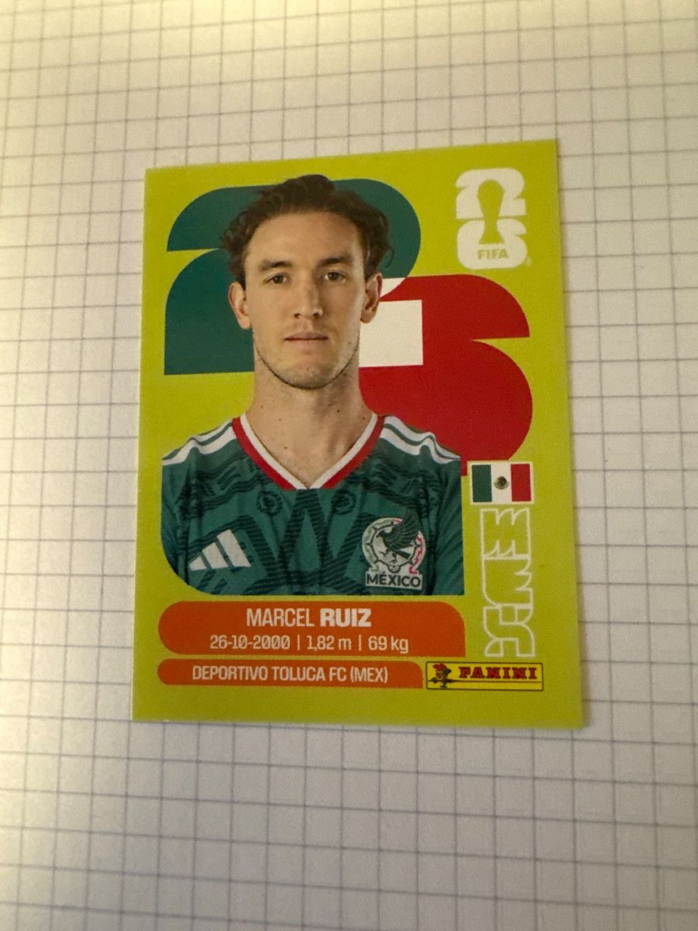 Panini Sammelbilder & Trading cards: Panini Sticker WM 2026, MEX 12 Marcel Ruiz – Neu (gemäss Beschreibung) aus Winterthur von mathis-spielsteine