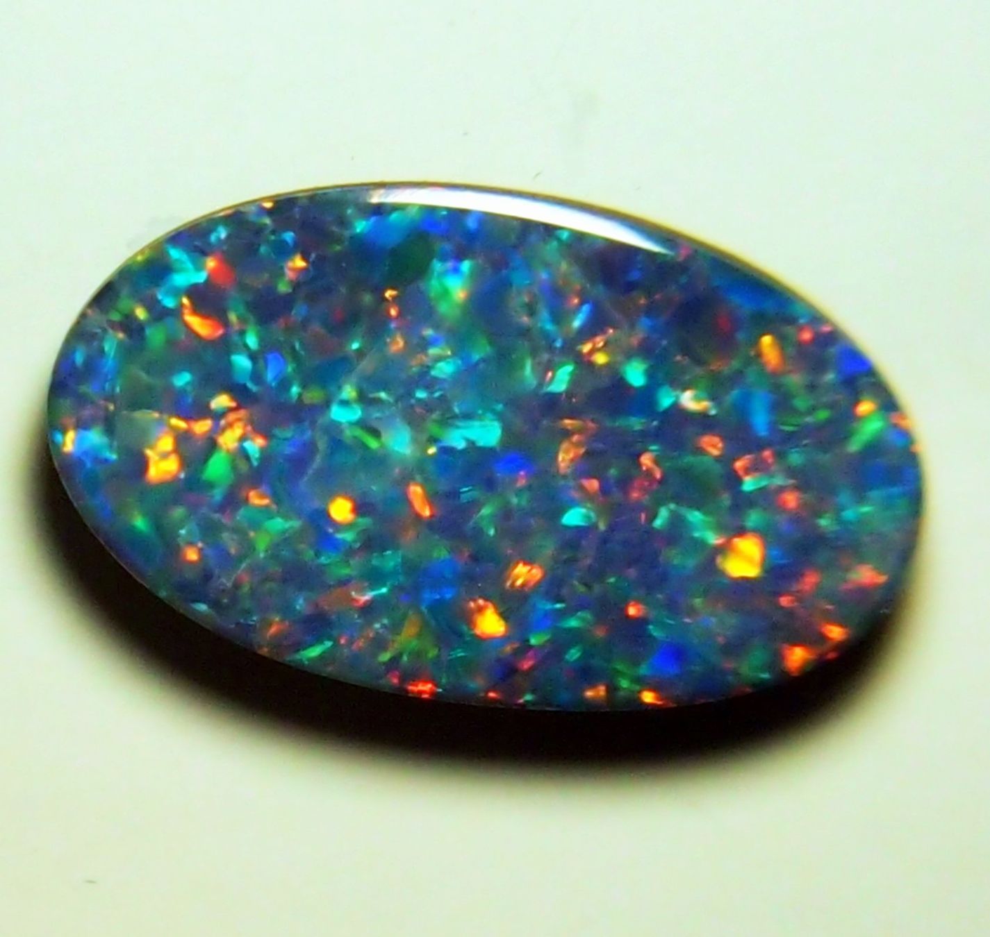 Pietre preziose: 3,80 CTS A GRADE STUNNING DOUPLETTE OPAL! AAA – Nuovo e nell'imballaggio originale da Reinach BL venduto da Marblue 6