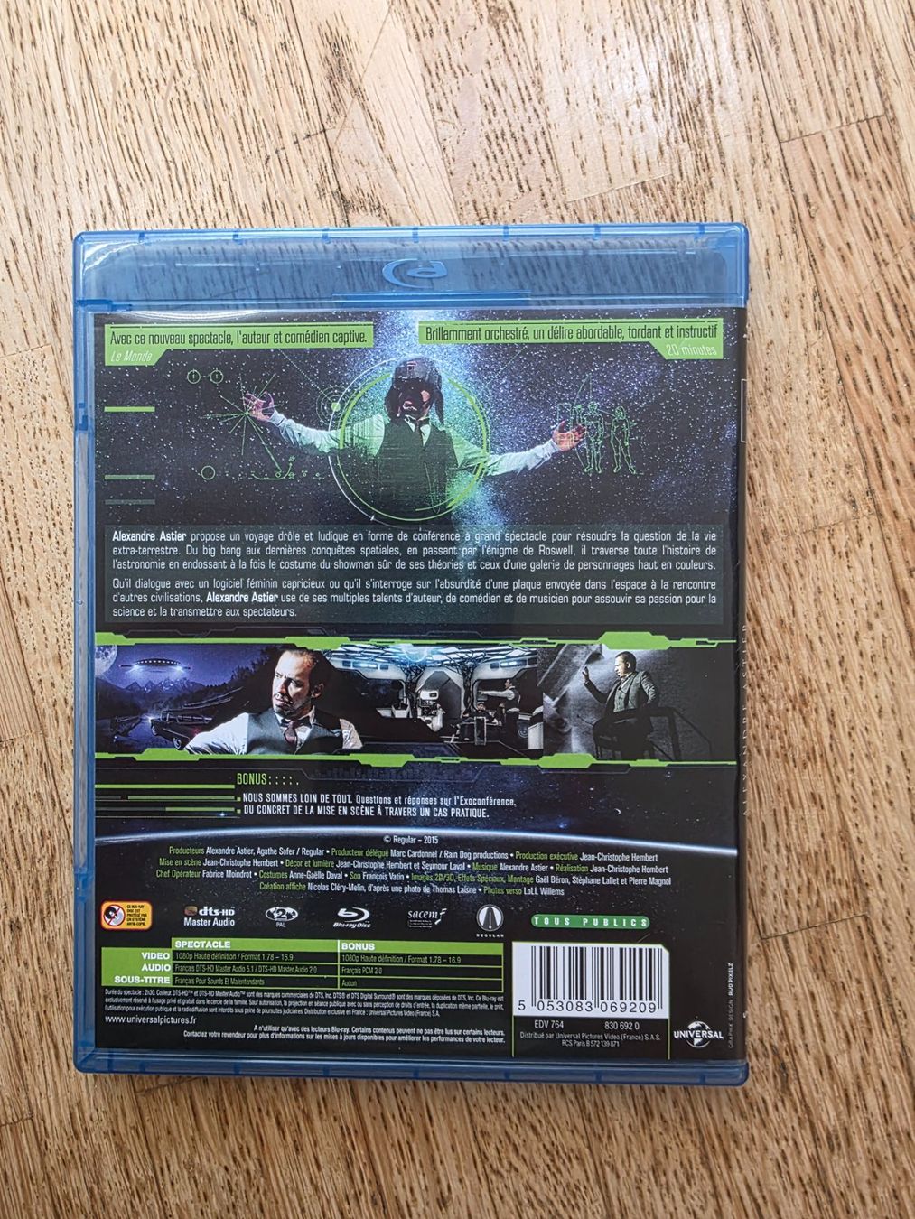 Tutti i DVDs: Blu-Ray Spectacle Alexandre Astier L’Exoconference – Nuovo e nell'imballaggio originale da Biel/Bienne venduto da Pinguin_bleu 1
