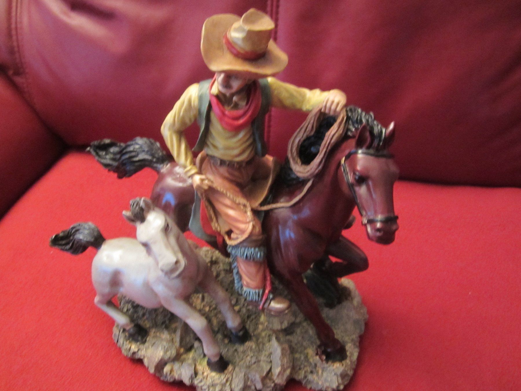 Sculture & Statue: SCHÖNE KUNST COW-BOY SKULPTUR!!!! – Usato da Volketswil venduto da nemo2000 3