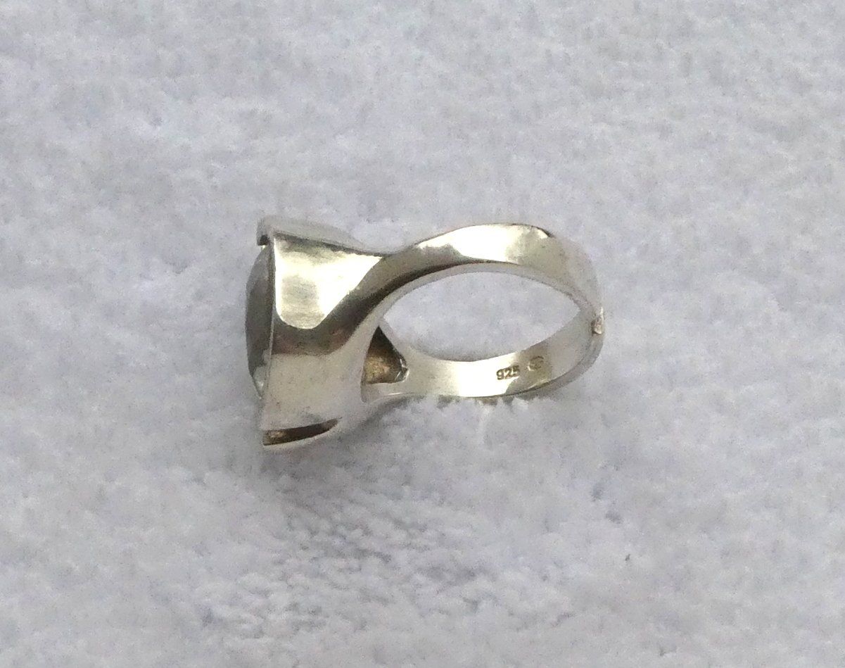 Anelli: Silberring Fingerring Ring 925er Kristall – Usato da Frauenfeld venduto da Astra13 1
