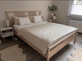 Gratis Lieferung: Massivholz Bett aus Birken 