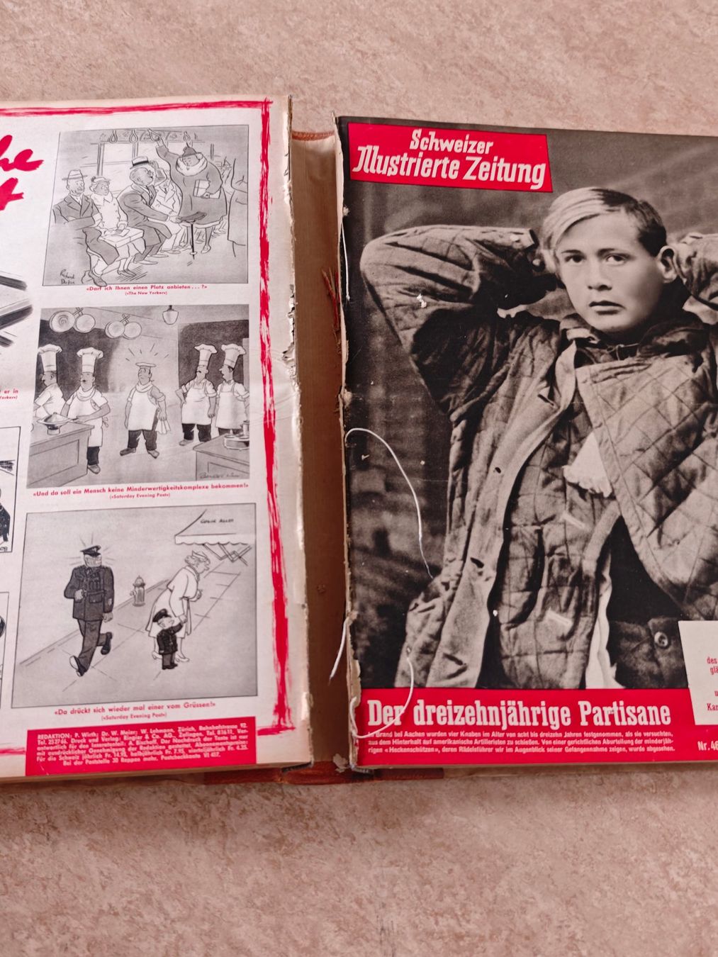 Riviste & Magazine: Schweizer Illustrierte Zeitung, Ausgabe von 1944 – Usato da Baar venduto da SWISS1 2