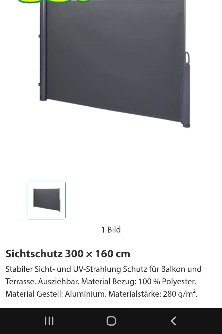 Paravents: Sichtschutz – Neuf (Voir description) à Münchwilen TG par CleoDeluxe