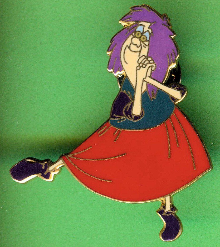 Disney Placchette & Badge: DISNEY  MADAM MIM – Usato da Winterthur venduto da Sammleroase