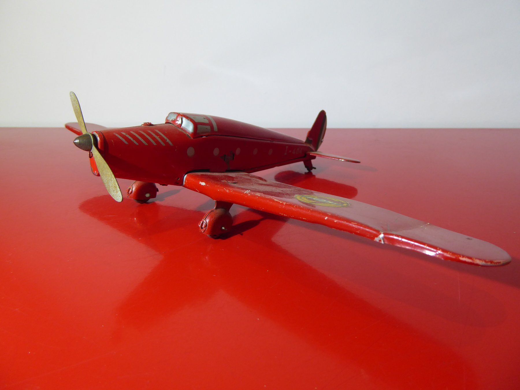 Modellbausätze & Standmodelle: Original Blechflugzeug Fa."Ingap" Italien 1940 – Gebraucht aus Aarau von didi512 2