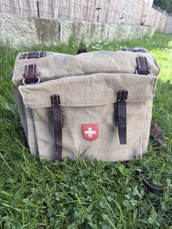 Original Schweizer Militär Tasche, 1917
