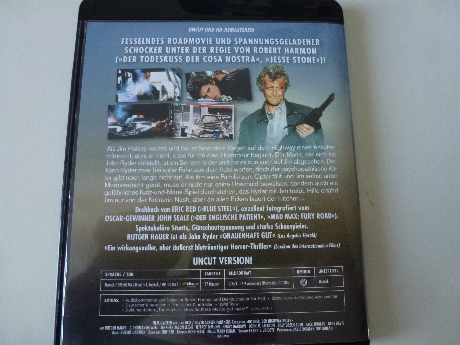Tutti i DVDs: Hitcher - Der Highway Killer (Blu-Ray) – Nuovo (secondo la descrizione) da Bern venduto da Frebo 1