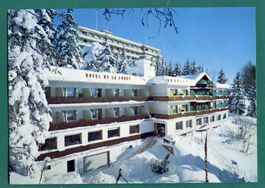 Montana, Hôtel de la Fôret, 1974, gelaufen, Grossformat